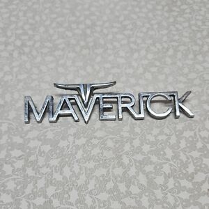 Early 70's Ford Maverick Chrome Car Emblem Original Factory